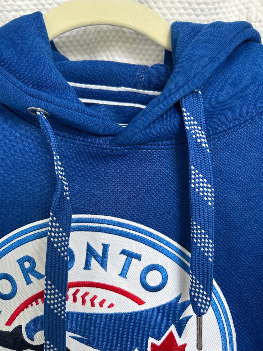 Authentic MLB Genuine Merchandise Hoodie with Embroidered Crest- Royal Blue - Picture 11 of 16